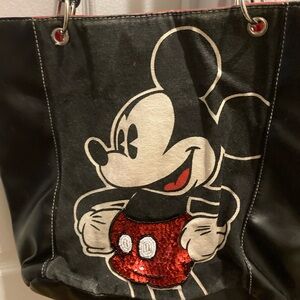 Disney Black Mickey Mouse Tote Bag Disney Vintage Mickey Mouse bag